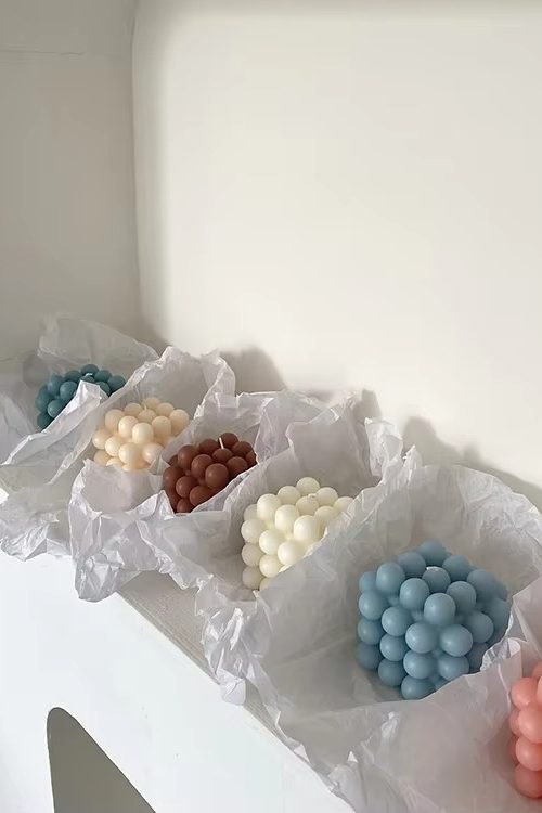 Bubble Cube Candles (3 Layer)